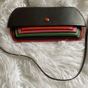 Multicolor Crossover wallet